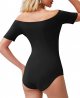 Women's Off Shoulder Bodysuit Short Sleeve