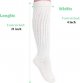 Women's extra long and thick casual cotton socks, sizes 9 to 11 (1 Pairs)